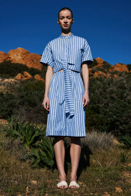 "ΘΑΛΛΟΣ"  TAILORED BERMUDA SHORTS